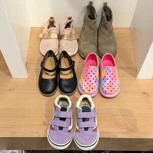 Colorful Kids Slip-On Shoe Lot